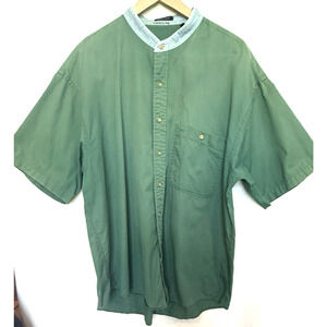 Gant Chelsea Twill Mens Button Shirt Size XL USA Cotton Denim‎ Collar Preppy VTG